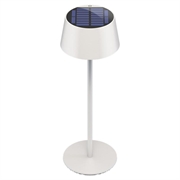 Lampada da tavolo solare a LED wireless Goobay - Bianca