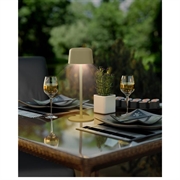 Lampada da tavolo LED wireless Goobay - Taglia S - Beige