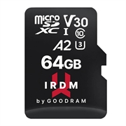 Scheda di memoria Goodram IRDM MicroSDXC Classe 10 UHS-I/U3 - 64GB