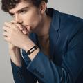 Cinturino in acciaio inossidabile per Google Fitbit Air - Nero