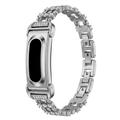 Cinturino Google Fitbit Air in lega di zinco con strass - Argento