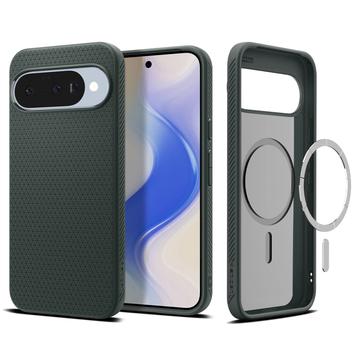 Custodia TPU MagSafe Google Pixel 10/10 Pro Spigen Liquid Air Mag - Abisso verde
