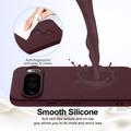 Custodia in silicone liquido per Google Pixel 10 Pro - compatibile con MagSafe - Vino Rosso