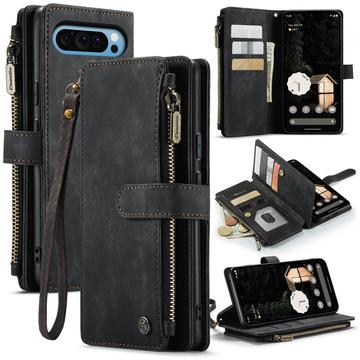Custodia a Portafoglio Multifunzionale Caseme C30 per Google Pixel 10 Pro XL - Nera
