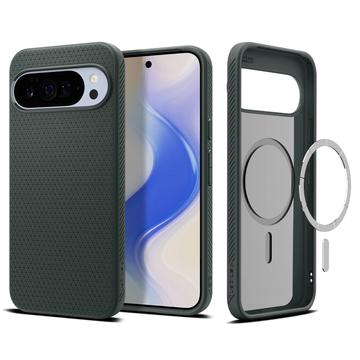 Custodia TPU MagSafe Google Pixel 10 Pro XL Spigen Liquid Air Mag - Abisso verde