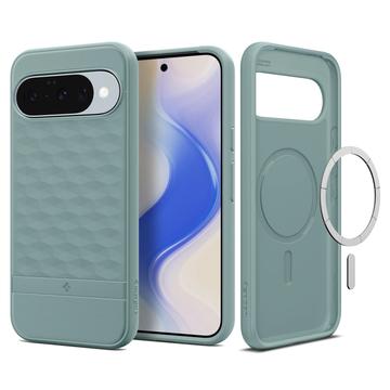 Custodia ibrida Spigen Parallax Mag per Google Pixel 10/10 Pro - Verde salvia