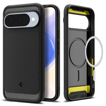 Custodia in TPU Google Pixel 10/10 Pro Spigen Rugged Armor Mag - Nera