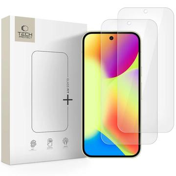 Protezione dello schermo in vetro temperato Google Pixel 9/9 Pro/10/10 Pro Tech-Protect Glass Fit+ - 2 pz. - Chiaro
