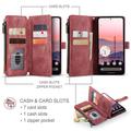 Custodia a Portafoglio Multifunzionale Caseme C30 per Google Pixel 10a - Rossa