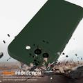 Custodia in silicone liquido per Google Pixel 10a - compatibile con MagSafe - Verde Scuro