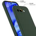 Custodia in silicone liquido per Google Pixel 10a - compatibile con MagSafe - Verde Scuro