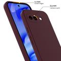 Custodia in silicone liquido per Google Pixel 10a - compatibile con MagSafe - Vino Rosso