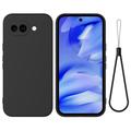 Custodia in silicone liquido con cinghia a mano per Google Pixel 10a