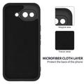 Custodia in silicone liquido con cinghia a mano per Google Pixel 10a
