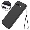 Custodia in silicone liquido con cinghia a mano per Google Pixel 10a