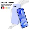 Custodia in silicone liquido con cinghia a mano per Google Pixel 10a - Viola