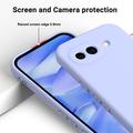 Custodia in silicone liquido con cinghia a mano per Google Pixel 10a - Viola