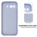 Custodia in silicone liquido con cinghia a mano per Google Pixel 10a - Viola