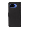 Custodia a portafoglio trapuntata lusso per Google Pixel 10a - Nera