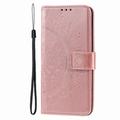 Custodia a portafoglio per Google Pixel 10a serie Mandala - Rosa
