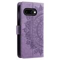 Custodia a portafoglio per Google Pixel 10a serie Mandala - Viola