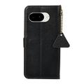 Custodia in pelle a portafoglio Google Pixel 10a con RFID - Nera