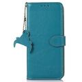 Google Pixel 10a Custodia in pelle con RFID - Blu