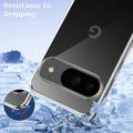 Custodia in TPU per Google Pixel 11 con 2x protezioni per lo schermo in vetro temperato - Trasparente