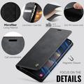 Custodia a portafoglio in pelle di vitello con blocco RFID Google Pixel 11/11 Pro Caseme 033 - Nera