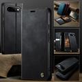 Custodia a portafoglio in pelle di vitello con blocco RFID Google Pixel 11/11 Pro Caseme 033 - Nera