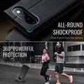 Custodia a portafoglio in pelle di vitello con blocco RFID Google Pixel 11/11 Pro Caseme 033 - Nera