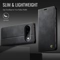 Custodia a portafoglio in pelle di vitello con blocco RFID Google Pixel 11/11 Pro Caseme 033 - Nera