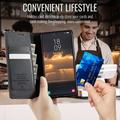 Custodia a portafoglio in pelle di vitello con blocco RFID Google Pixel 11/11 Pro Caseme 033 - Nera