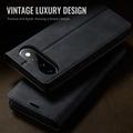 Custodia a portafoglio in pelle di vitello con blocco RFID Google Pixel 11/11 Pro Caseme 033 - Nera