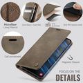 Custodia a portafoglio in pelle di vitello con blocco RFID Google Pixel 11/11 Pro Caseme 033 - Caffè
