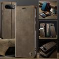 Custodia a portafoglio in pelle di vitello con blocco RFID Google Pixel 11/11 Pro Caseme 033 - Caffè
