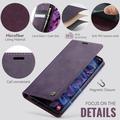 Custodia a portafoglio in pelle di vitello con blocco RFID Google Pixel 11/11 Pro Caseme 033 - Viola