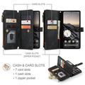 Custodia a Portafoglio Multifunzionale Caseme C30 per Google Pixel 11/11 Pro - Nera