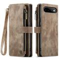 Custodia a Portafoglio Multifunzionale Caseme C30 per Google Pixel 11/11 Pro - Marrone