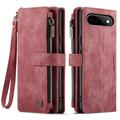 Custodia a Portafoglio Multifunzionale Caseme C30 per Google Pixel 11/11 Pro - Rossa