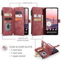 Custodia a Portafoglio Multifunzionale Caseme C30 per Google Pixel 11/11 Pro - Rossa