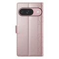 Custodia a portafoglio trapuntata lusso per Google Pixel 11/11 Pro - Oro rosa