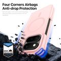 Custodia ibrida per Google Pixel 11 Pro Fold Dux Ducis Yind - Compatibile con MagSafe - Rosa chiaro