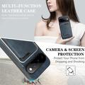 Custodia magnetica per Google Pixel 11 Pro con porta carte - Blu