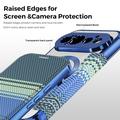 Custodia a libro magnetica elegante per Google Pixel 11 Pro con scomparti per carte RFID - Blu