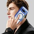Custodia a libro magnetica elegante per Google Pixel 11 Pro con scomparti per carte RFID - Blu