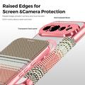 Custodia a libro magnetica elegante per Google Pixel 11 Pro con scomparti per carte RFID - Rosa