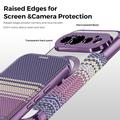 Custodia a libro magnetica elegante per Google Pixel 11 Pro con scomparti per carte RFID - Viola