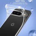 Custodia in TPU per Google Pixel 11 Pro XL con 2x protezioni per lo schermo in vetro temperato - Trasparente