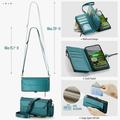 Custodia a portafoglio con blocco RFID CaseMe C36 per Google Pixel 11 Pro XL - Verde